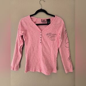 Women's size medium harley davidson long sleeve shirt